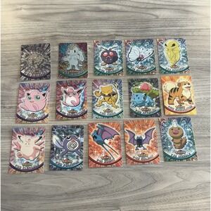 Vintage 1999 Pokémon Topps Card Lot (15) Venusaur Butterfree Abra – Played
